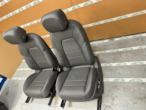 PORSCHE CAYENNE 9Y SITZE SPORT LEDER SITZEN GRAU LEDER VON TEST WAGEN!! - Bild 5 von 24