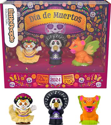 Little People Collector Día de Muertos Special Edition Figure Set, 3 Tradit