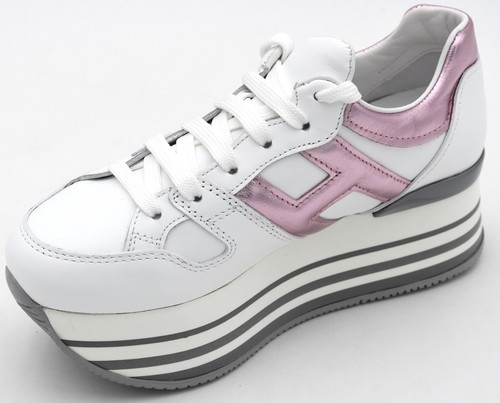 HOGAN MAXI 222 DONNA SCARPA SNEAKER SPORTIVA CON ZEPPA ART.  HXW2830T548I6W0XVW | eBay