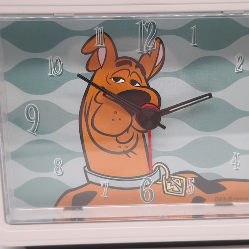 Scooby-Doo Analog Alarm Clock Light and Snooze Button Vintage 2002 Rare 4” x 3” - Picture 11 of 16
