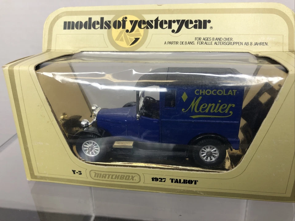 Matchbox Models Of Yesteryear 1927 Talbot Delivery Menier Y-5 Lesney 1978 47:1 Foto 2 de 4