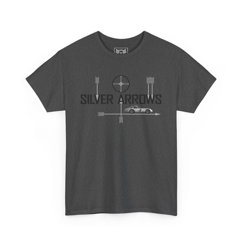 Silver Arrows Racing T-Shirt Mercedes History Design Tee German Cars Fans Gift - Picture 50 of 73