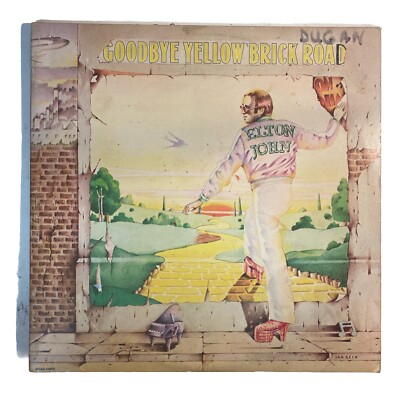 Elton John - Goodbye Yellow Brick Road - Vinyl Record - 2LP - 1973 - Tested 