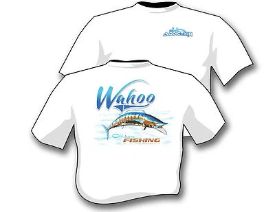 Wahoo Fishing t shirt,Salwater fish,ocean,life,offshore,sport fish,salt,ocean