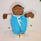 Vintage Cabbage Patch Kids Doll - TEDDY African American Brown Eyes 1982