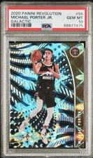 2020-21 Panini Revolution Galactic Michael Porter Jr #55 PSA 10 Pop 1/1