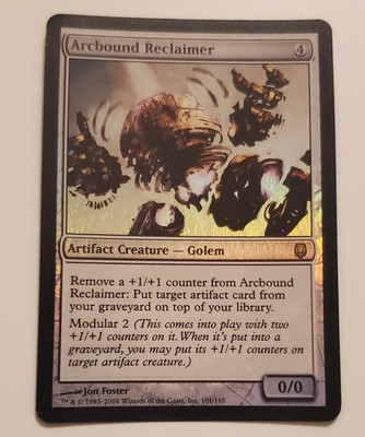 1x MTG NM Arcbound Reclaimer FOIL Darksteel (DST) #101 - Magic The Gathering