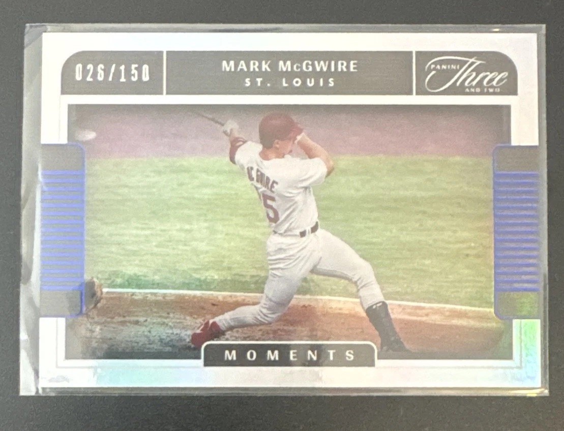 2022 Panini Three and Two - Moments Mark McGwire #M-5 /150