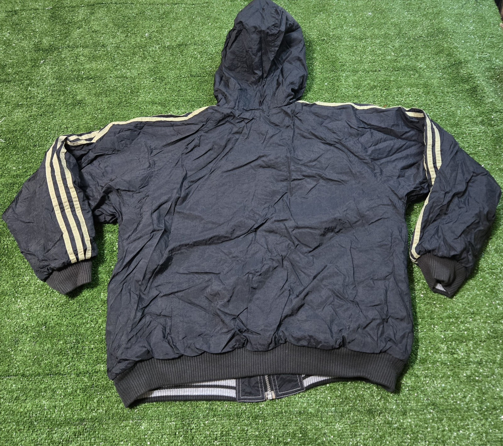 Vintage Adidas Basic Reversible Coat MEDIUM 90s Y… - image 12