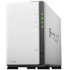 Synology DS216j DiskStation 2-Bay NAS Empty Enclosure Diskless + Power Supply