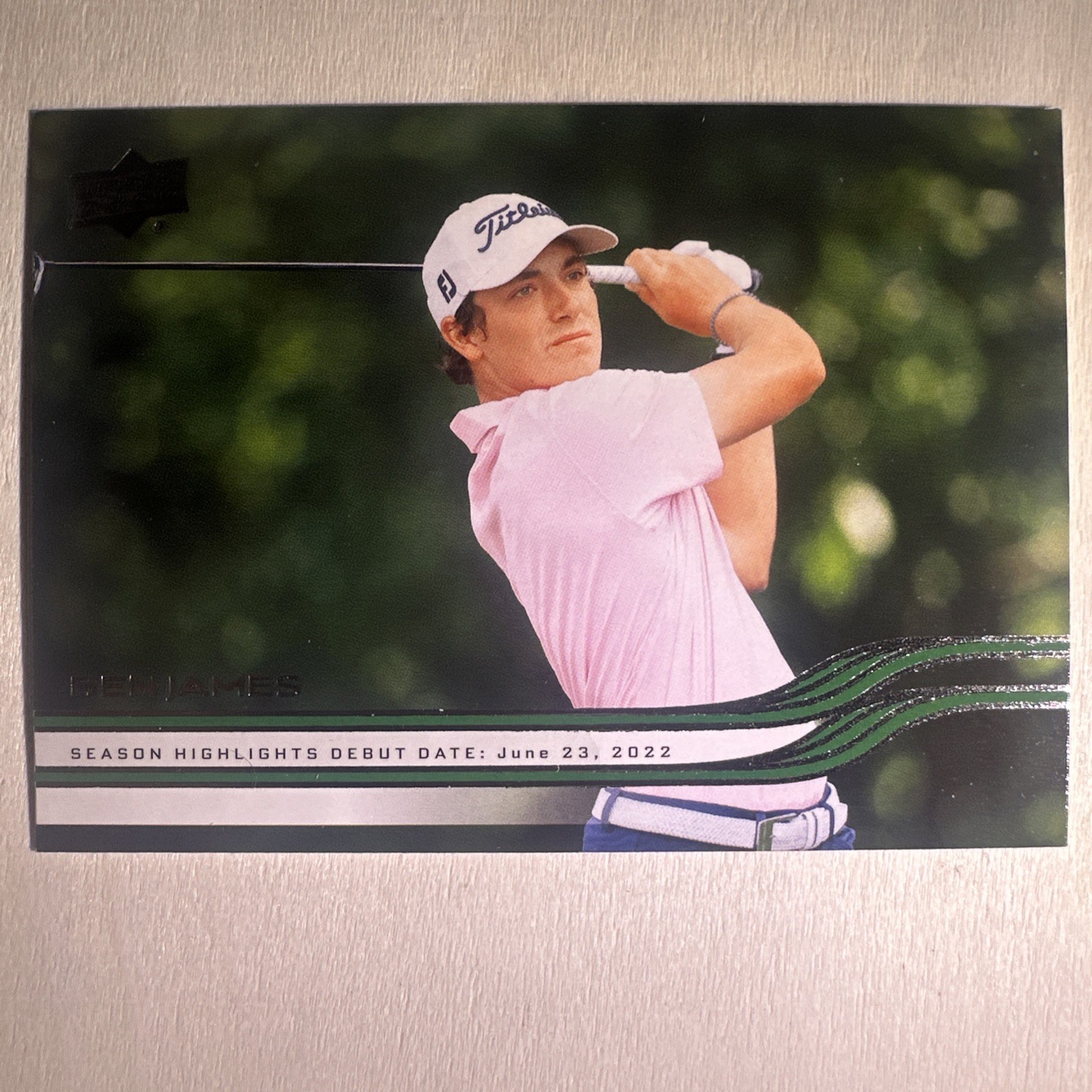2026 Upper Deck - Debut Dates Ben James #83 Green (RC)