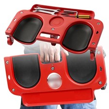 360° 5 Wheel Rolling Padded Knee Protection Pad W/ wrench workshop garage tiling