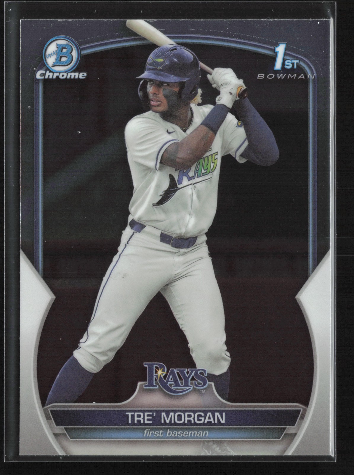 2023 Bowman Draft #BDC-199 Tre' Morgan Chrome Tampa Bay Rays