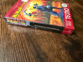 oval seal Ninja Gaiden III complete in box nintendo nes 3 factory MINT