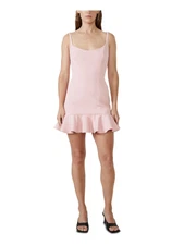 BARDOT Womens Fitted  Spaghetti Strap Mini Party Body Con Dress