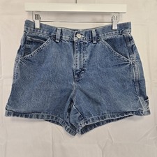 Vintage Y2K Tommy Hilfiger Jean Shorts Womens 6 Flag Logo