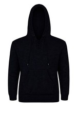 MEN HANDMADE ANDEAN ALPACA PULLOVER HOODIE SZ M