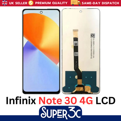 Für Infinix Note 30 4G Ersatz LCD Touchscreen Digitizer Baugruppe - UK Lager