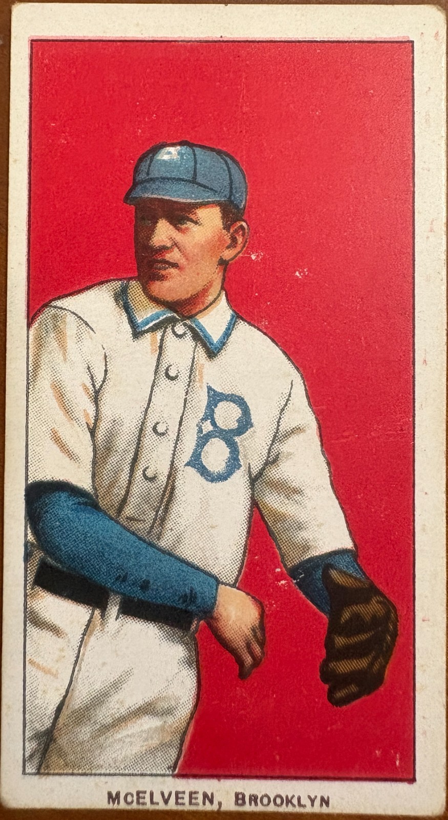 1910 T206 PRYOR MCELVEEN GOOD+ CONDITION Baseball Card