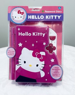 NEW Hello Kitty Password Journal Connects to IPod MP3 CD Player