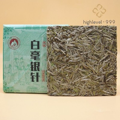 100g Authentic Fuding High Mountain White Tea 2020 Bai Hao Yin Zhen Tea Bricks