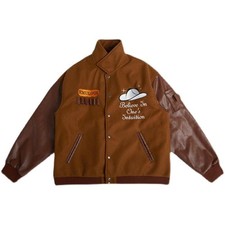 Jacket Casual Coat Lightweight Bomber Men's Button Spring Outwear Fall