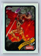 2025 Topps Chrome Marvel Thena Refractor #2