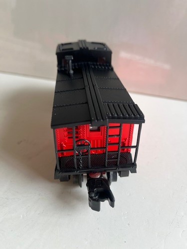 VOLANTINO AMERICANO 6-48713 - Calibro S - TARGA NICHEL STRADA CABOOSE 48713 - NUOVO! - Foto 3 di 11