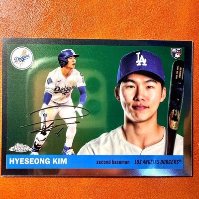 Kim Hye-sung RC Topps Chrome Platinum 2025 Los Angeles Dodgers Rookie Card