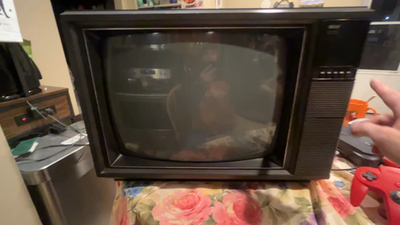 Vintage RCA XL-100 CRT TV Retro Video Games Wood Grain Large 20