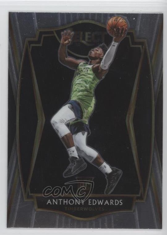 2020-21 Panini Select Premier Level Anthony Edwards #169 Rookie RC