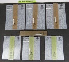 Cricut Cuttlebug Anna Griffin Embossing Border Folders Set of 6 Joyful Expressin