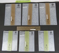 Cricut Cuttlebug Anna Griffin Embossing Border Folders Set of 6 Joyful Expressin