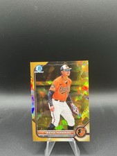 Maikol Hernandez 2022 Bowman Sapphire Gold Refractor /15 ORIOLES BDC-106🔥🔥