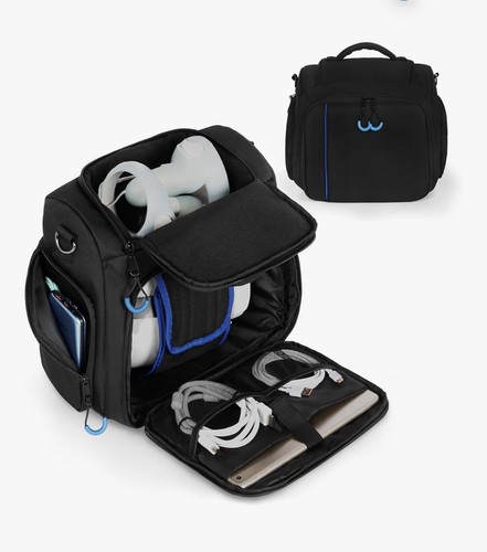 VR Carrying Case Compatible with Oculus Meta Quest  Storage Case Bag