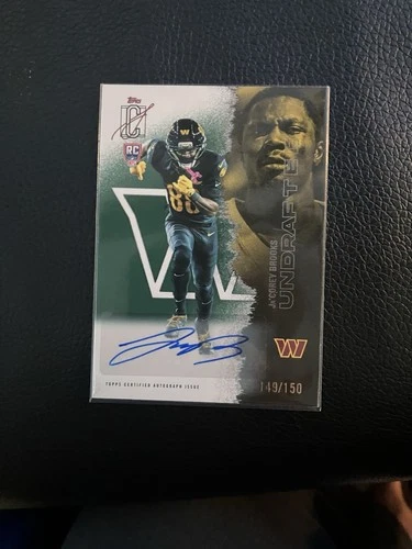 2025 Topps Ja'Corey Brooks Shop for 2025 Topps Signature Class Football Rookie autographs on eBay (Raw)