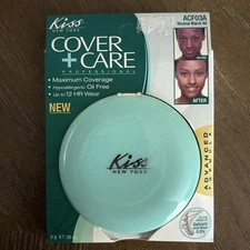 ACF03A Kiss Cover + Care 2-in-1 Cream Foundation Concealer 8g NEUTRAL WARM 40