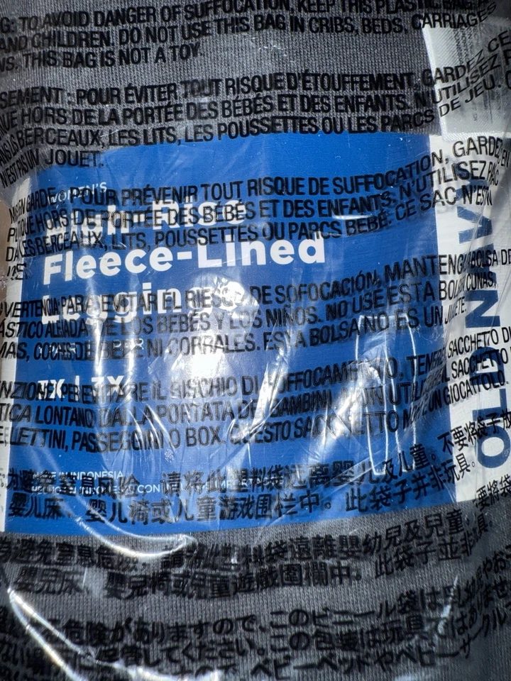 Leggings para mujer de cintura alta forrados de vellón grises. Talla 3x Foto 4 de 4