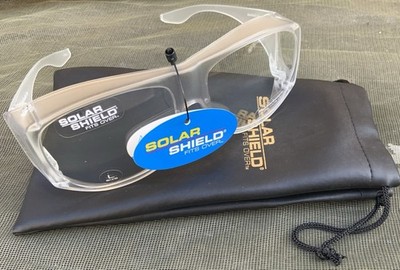  SolarShield  Fits Over Glasses -Large 29010A SS SQR Lite PC Clear Polycarbonate