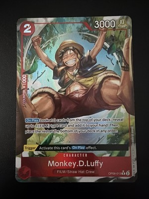 One Piece TCG   OP06 013   R   Monkey.D.Luffy   NM   ENG   AA