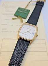 Montre Mondia Par Zenith 71006 Quartz Date 30.5x28.5Mm Vintage N.O.S. Suisse