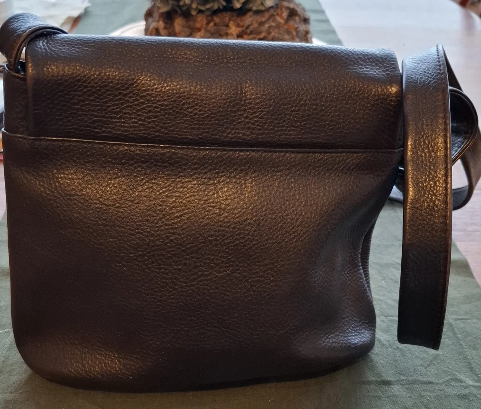 ♡ BREE ♡ EXKLUSIV ♡ TASCHE LEDERTASCHE HANDTASCHE  ♡ 26 X 22 X 9  CM ♡ BRAUN ♡ - Bild 2 von 4