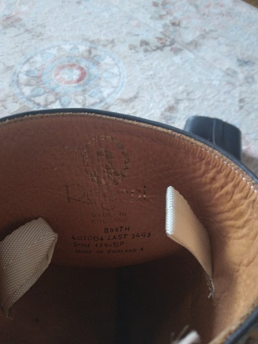 Leather Horse Riding Boots Size 4, - Picture 3 of 5