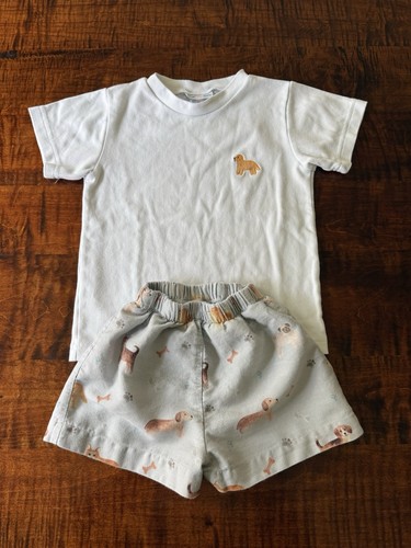 Lulu Bebe Puppy Dog Shirt And Shirt Set Size 4T