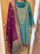 Al Karam Asian Pakistani Indian Wedding Party Eid Dress Plus Size