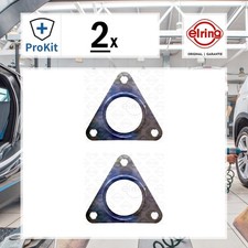 2x ORIGINAL® Elring 531.340 Dichtung, Abgasrohr passend für Porsche BOXSTER
