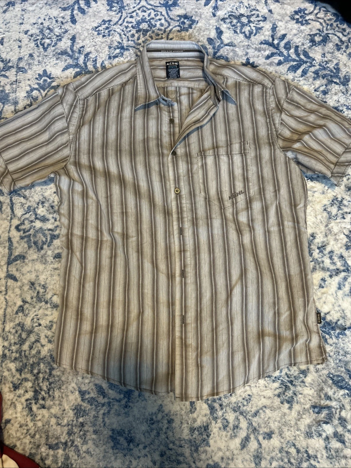 KuhlPlaid Button-Up Casual Shirt Mens Short Sleeve Outdoors Size Large Hiking
Opens in a new window