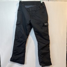 ARCTIX Black Women  s Snow Pants Large  Cargo Pockets Waist Winter Ski