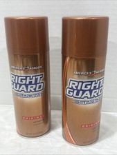  2 NOS Right Guard Sport Deodorant Aerosol Spray Original, 10oz Cans. USA Made