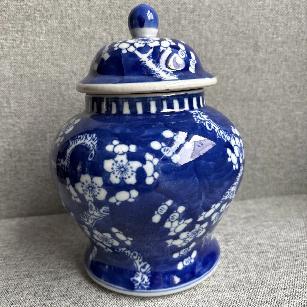 陶瓷蓝色复古原创中国风花瓶| eBay